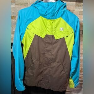 Men's Small DC Ekotek 5K Series Snowboarding Jacket 25x26 Arm 25 EUC